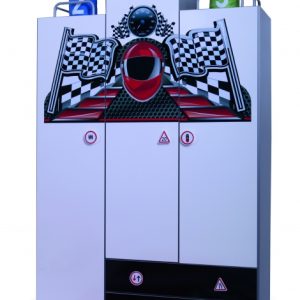 Παιδική Ντουλάπα Τρίφυλλη My Car My-1801