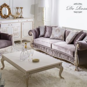 Καναπές κλασικός Τριθέσιος και Διθέσιος Rzg-De Rosa
