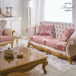 Καναπές Τριθέσιος και Διθέσιος κλασικός  Rzg-Royal