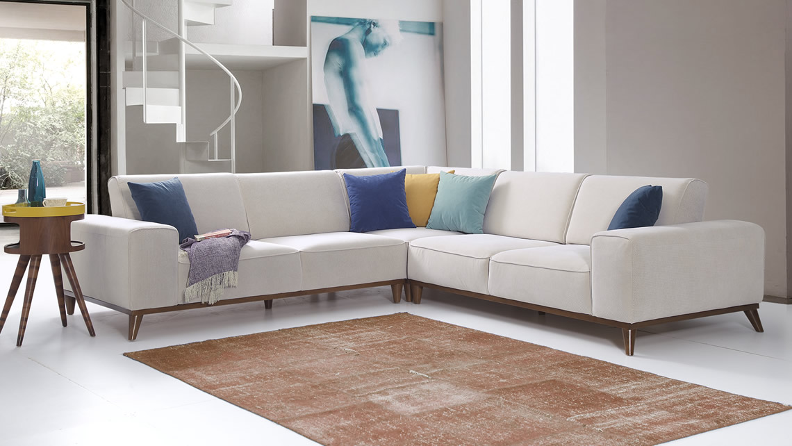 Γωνιακός καναπές Okn-Neoplus 290*290*110 (Ύψος 85)