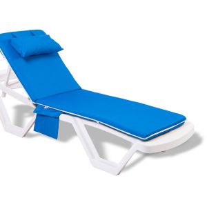 Μαξιλάρι ξαπλώστρας μπλέ