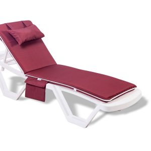 Μαξιλάρι ξαπλώστρας μπορντό