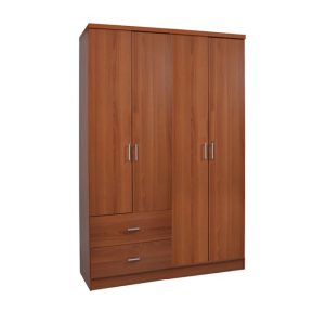 Ντουλάπα Wdw-Life Τετράφυλλη Απόχρωση Κερασί