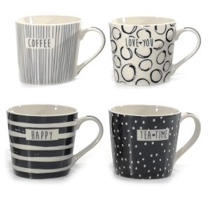 Κούπα 40cl Κεραμικό Σε 4 Σχέδια