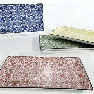 Δίσκος Σερβιρίσματος Κεραμικό 28.5x16cm Σε 4 Χρώματα
