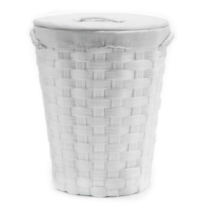 Καλάθι Απλύτων Λευκό Φ40x49cm