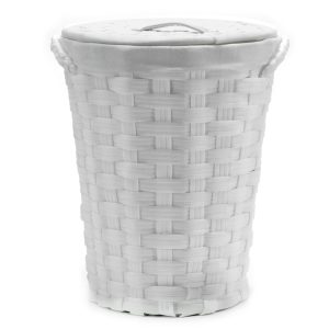 Καλάθι Απλύτων Λευκό Φ43cm
