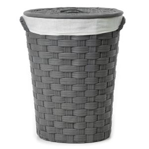 Καλάθι Απλύτων Γκρι Φ43cm