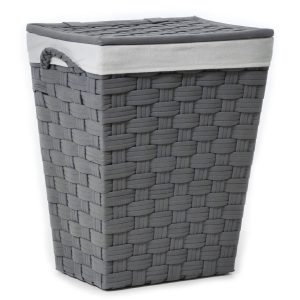 Καλάθι Απλύτων Γκρι 42x32x52cm