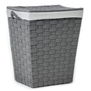 Καλάθι Απλύτων Γκρι 47x37x58cm