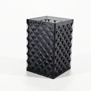 Ποτηροθήκη Μαύρο/Διάφανο Πλαστικό