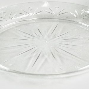 Πιάτo Μιας Χρήσης Διάφανο Πλαστικό Φ15cm Σετ 6Τμχ