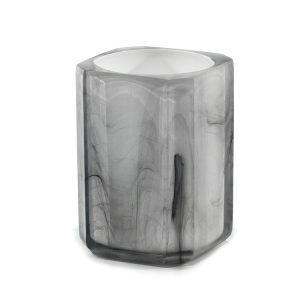 Ποτηροθήκη Γκρι Με Υφή Μαρμάρου Πλαστικό 7.3x10.3cm