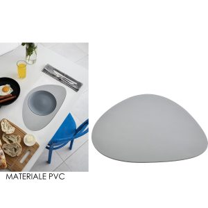 Σουπλά Γκρι PVC 39.5×33.5cm