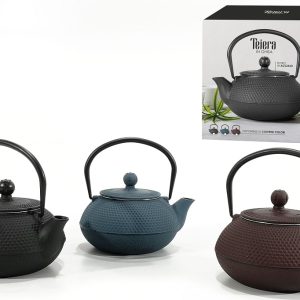 Τσαγιέρα 80cl Με Ενσωματωμένο Φίλτρο Μέταλλο Σε 3 Χρώματα