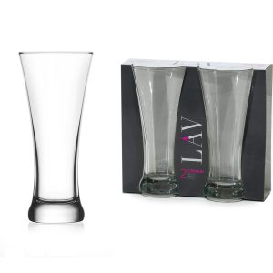 Ποτήρια Μπύρας Sorgun Διαφανή Γυάλινα 380cc 2Τμχ