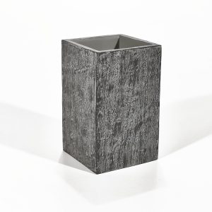 Ποτηροθήκη Γκρι Όψη Ξύλο Polyresin
