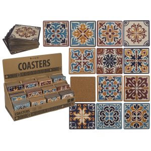 Σουβέρ Φελού Μωσαϊκό 9.5×9.5×0.5cm Σε 12 Σχέδια