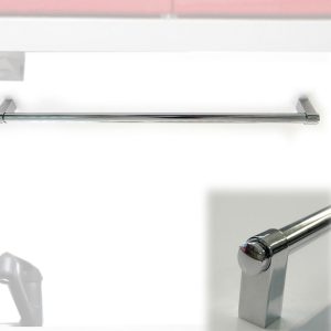 Βέργα Πετσέτας Ασημί Μέταλλο 98cm