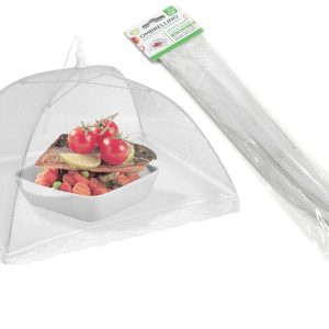 Κάλυμμα Πιάτου Λευκό Ύφασμα 33x33cm