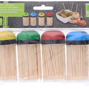 Οδοντογλυφίδες Cocktail 6.5cm 4×150τμχ