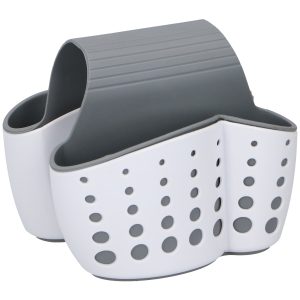 Διπλή Θήκη Νεροχύτη Λευκό/Γκρι ALPINA