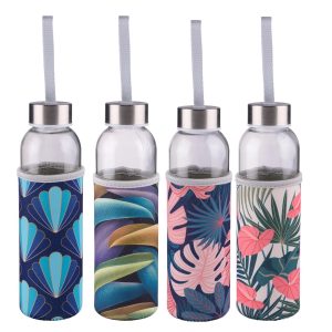 Μπουκάλι Νερού 500ml Πολύχρωμο με Κάλυμμα ALPINA