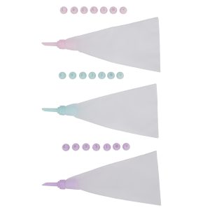 Σετ Σακούλα Ζαχαροπλαστικής 9Τμχ 3 Χρώματα ALPINA