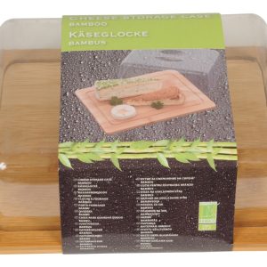 Βάση Τυριού Ξύλινη Με Πλαστικό Κάλυμμα 25x19x8cm