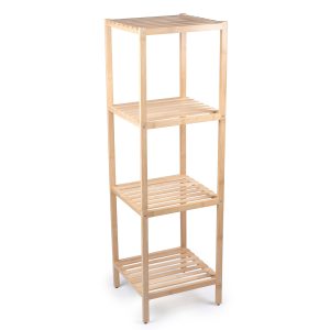 Ράφι Μπάνιου 4 Επιπέδων Μπαμπού ALPINA