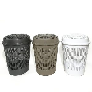 Καλάθι Απλύτων Europa Με Καπάκι Φ46x55cm 3 Χρώματα