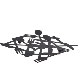 Βάση Για Κατσαρόλες ArteLibre Μαύρο Μέταλλο 19×19.5x1cm