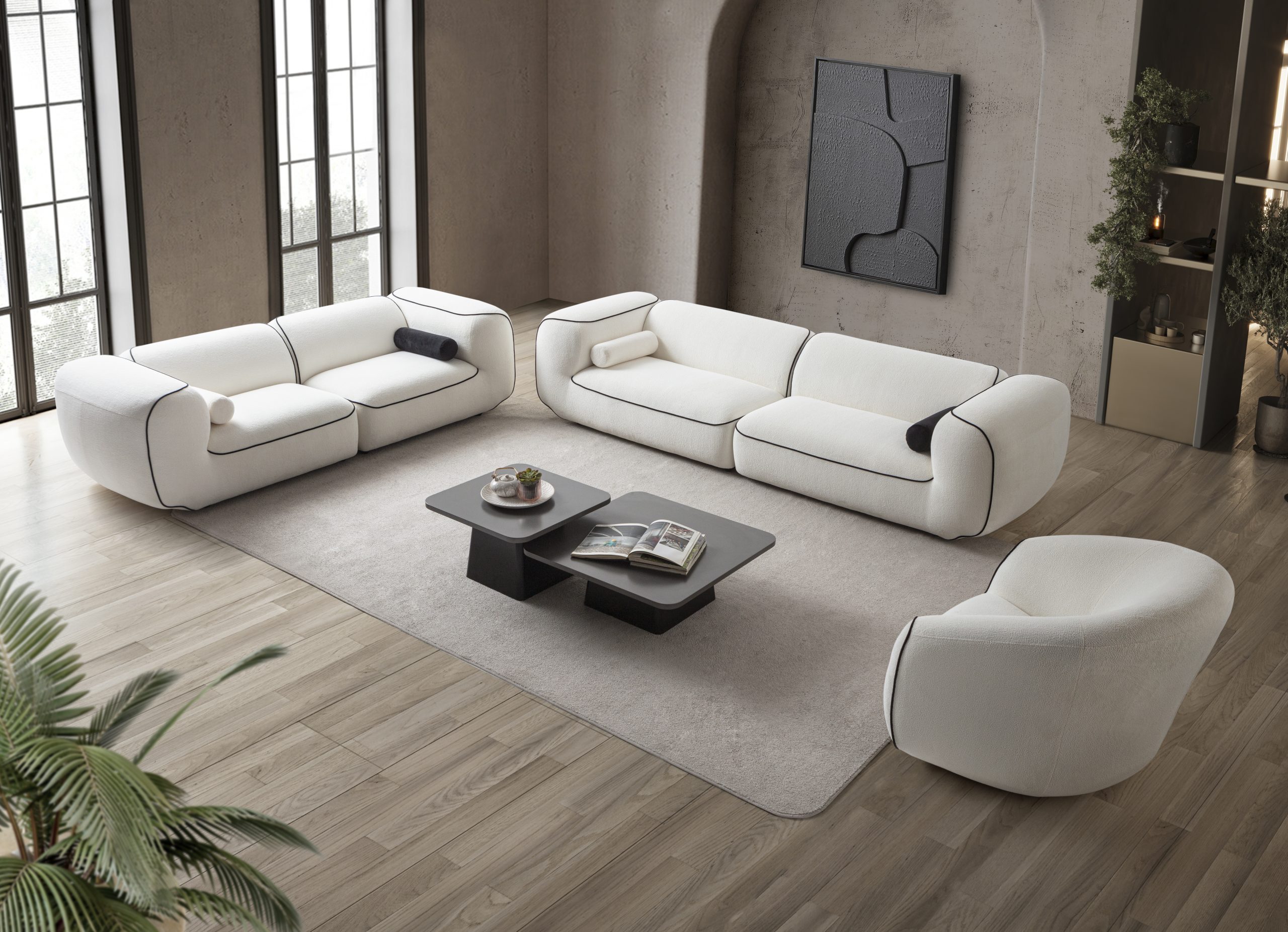 Έπιπλα Dilani-Έπιπλα καθιστικού-Τετραθέσιοι & Τριθέσιοι καναπέδες Sedef