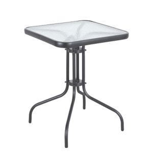 Τραπέζι Μεταλλικό ArteLibre MARS Γκρι 60x60x70cm