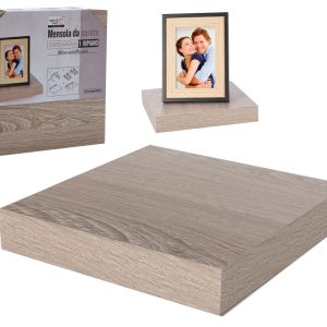 Ράφι Τοίχου Φυσικό Μελαμίνη 23×23.5×3.8cm