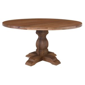 ATLAS Τραπέζι Τραπεζαρίας, Ξύλο Mango, Απόχρωση Smoke Walnut