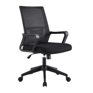 BF2965 Πολυθρόνα Γραφείου Ύφασμα Μαύρο Mesh