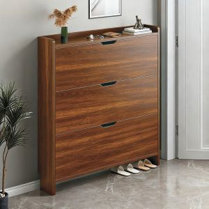 Παπουτσοθήκη MDF – Melamine Απόχρωση Καρυδί