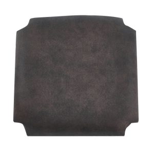 ΤΑΠΕΤΣΑΡΙΑ Σκαμπό Καφενείου, Ύφασμα Suede Ανθρακί