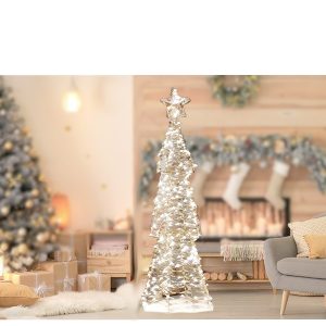 Χριστουγεννιάτικο Δέντρο Με 300 MicroLED Θερμό Λευκό 80cm