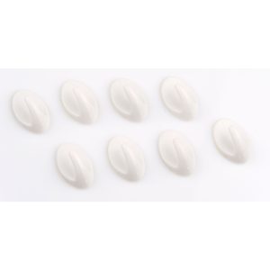 Αυτοκόλλητοι Γάντζοι Τοίχου 4/6/8Τμχ Λευκοί