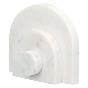 Βιβλιοθήκες Μάρμαρο Μπεζ Λευκό 12X5X11Cm 12X5X11Cm