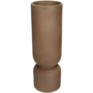 Βάζο ArteLibre Καφέ Polyresin 10.3×10.3x30cm