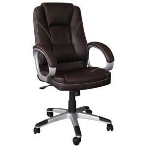 BF6950 Πολυθρόνα Γραφείου Διευθυντή, Pu Καφέ
