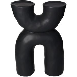 Κηροπήγιο ArteLibre Μαύρο Κεραμικό 21×10.5x31cm