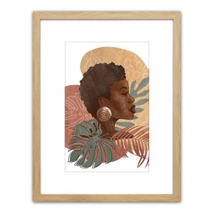 Πίνακας Σε Κορνίζα ArteLibre Πλαστικό ‘Πορταίτο Γυναίκας’ 35x45x1.8cm