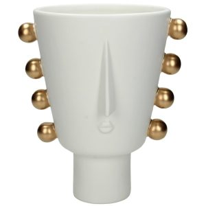 Κασπώ ArteLibre Λευκό Κεραμικό 17.7×14.6×20.5cm