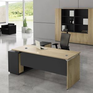 PROJECT Γραφείο Δεξιά Γωνία, Απόχρωση Sonoma – Γκρι