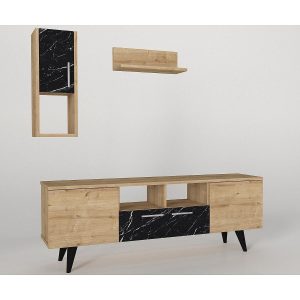 Σύνθετο ArteLibre UTAH Sapphire/Καφέ Μοριοσανίδα 140×29.5x46cm