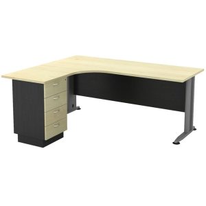 SUPERIOR COMPACT Αριστερή Γωνία – Απόχρωση Dark Grey – Beech